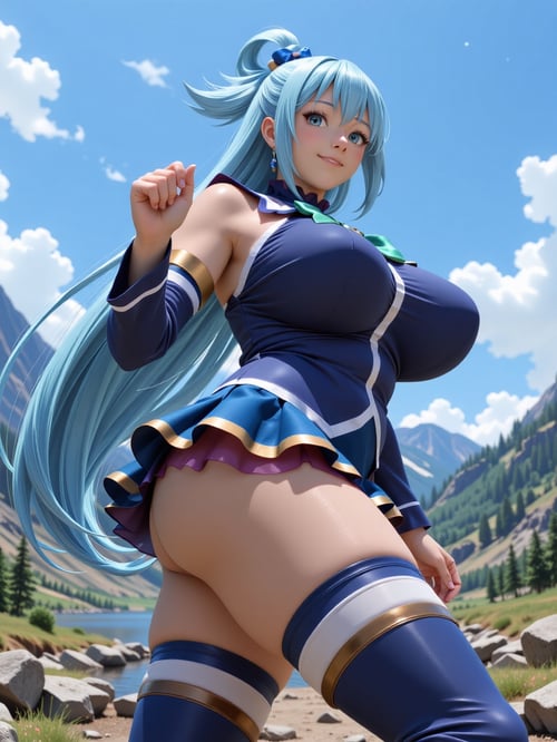 aqua (konosuba) - FLUX - MK380 by Moisesk380sv on Tensor.Art