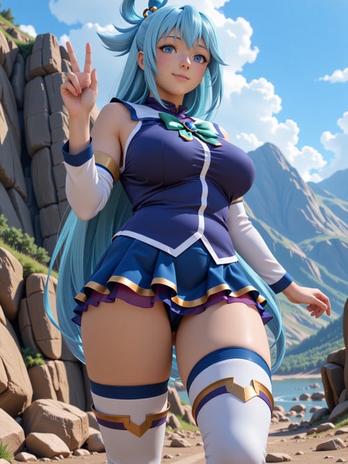 aqua (konosuba) - FLUX - MK380 by Moisesk380sv on Tensor.Art