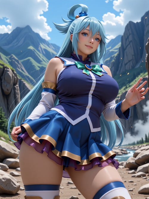aqua (konosuba) - FLUX - MK380 by Moisesk380sv on Tensor.Art