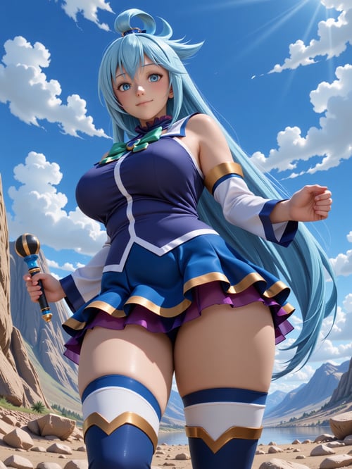 aqua (konosuba) - FLUX - MK380 by Moisesk380sv on Tensor.Art