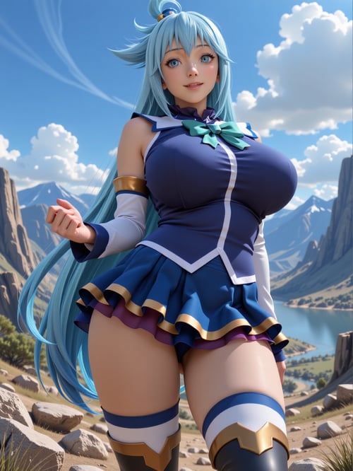 aqua (konosuba) - FLUX - MK380 by Moisesk380sv on Tensor.Art