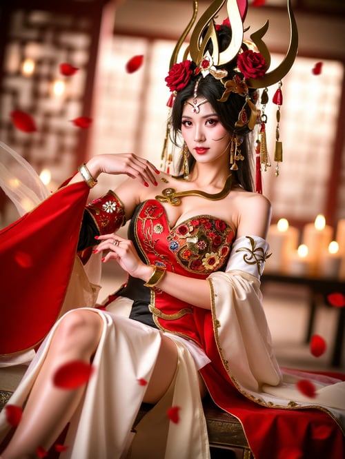 Vermillion Empress by Ghost Art on Tensor.Art
