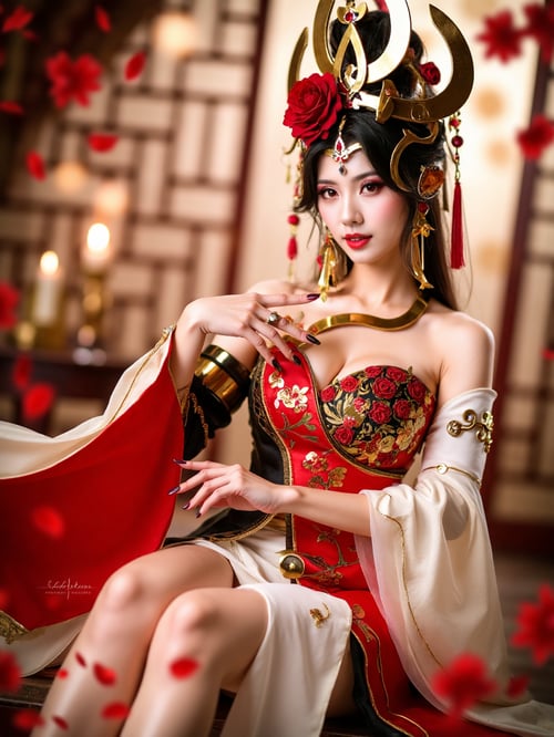 Vermillion Empress by Ghost Art on Tensor.Art