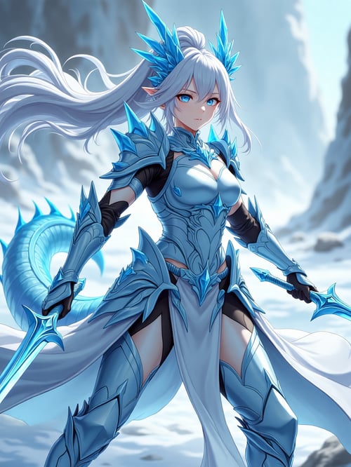 Dragon female warrior by wefong2000 on Tensor.Art