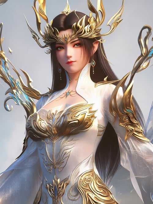 X美杜莎斗圣白衣-斗破苍穹Qwen by DeepBlue藍心 on Tensor.Art
