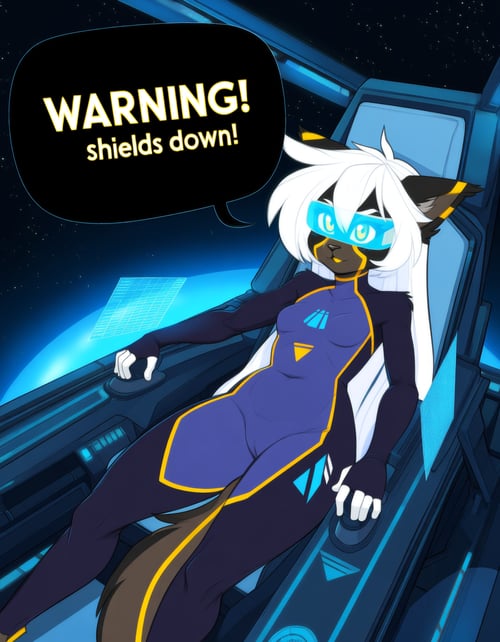 Warning (Fluff-Kevlar) Anima by Churrus on Tensor.Art