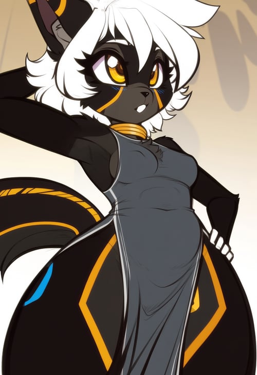 Warning (Fluff-Kevlar) Anima by Churrus on Tensor.Art