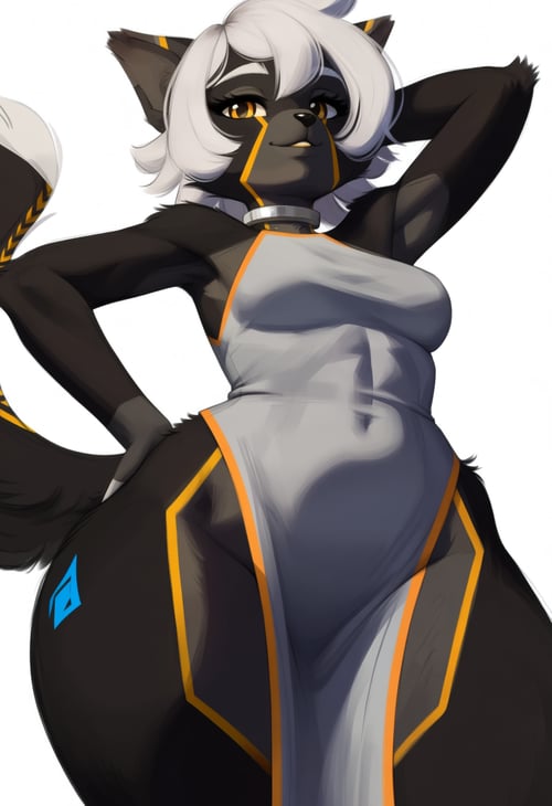 Warning (Fluff-Kevlar) Anima by Churrus on Tensor.Art