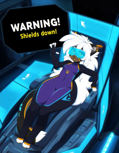 Warning (Fluff-Kevlar) Anima by Churrus on Tensor.Art