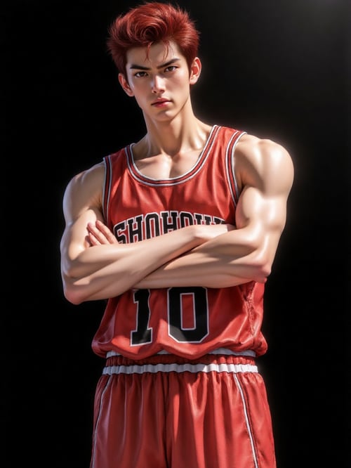Sakuragi Hanamichi Realistic by Ghost Art on Tensor.Art