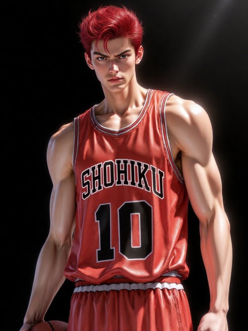 Sakuragi Hanamichi Realistic by Ghost Art on Tensor.Art