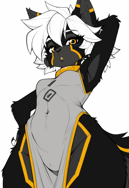 Warning (Fluff-Kevlar) Anima by Churrus on Tensor.Art