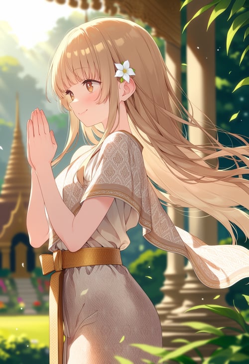 Anime Thai Dress (Sabai) - Anima by rumpudding on Tensor.Art
