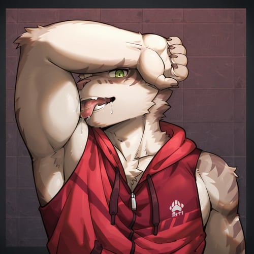 Bicep Lick by Charlie Wulf on Tensor.Art