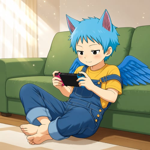 Fairy Tail - Human Happy by Wizardludas on Tensor.Art