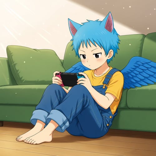 Fairy Tail - Human Happy by Wizardludas on Tensor.Art