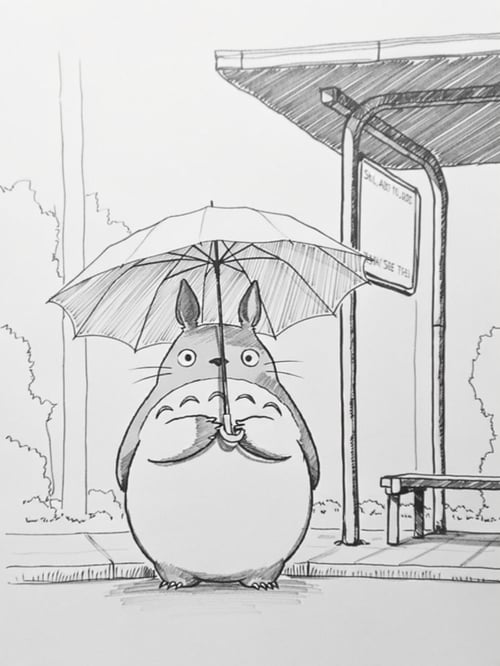 hand-drawn sketch by Yofaraway on Tensor.Art