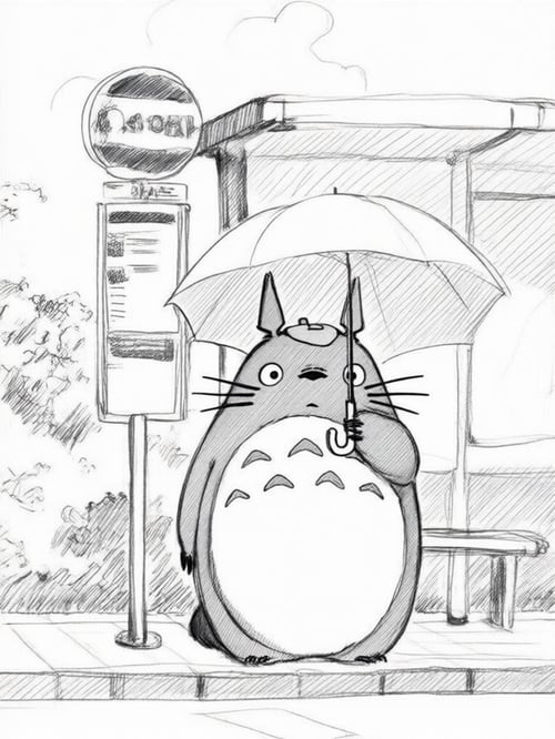 hand-drawn sketch by Yofaraway on Tensor.Art