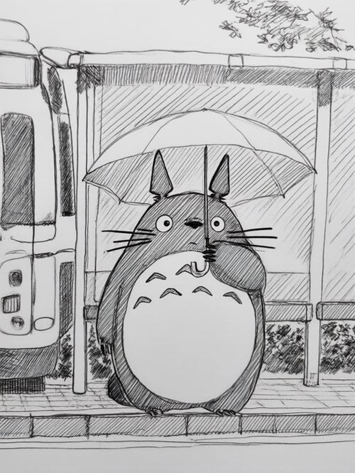 hand-drawn sketch by Yofaraway on Tensor.Art