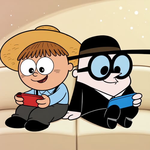 Dexter and Amish Boy - Dexter's Laboratory by Wizardludas on Tensor.Art