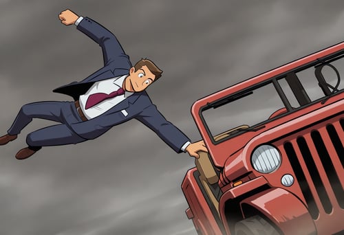 Joseph tries to escape town - Jojo Meme by dodinhutsor on Tensor.Art