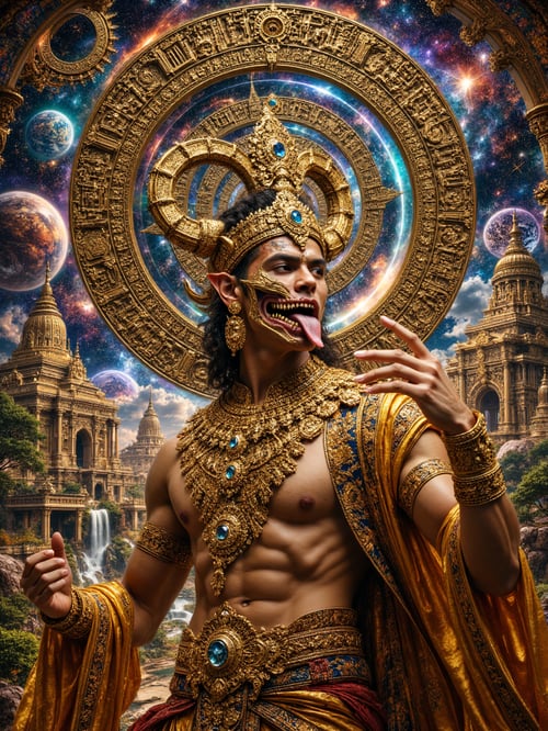 COSMIC DEMON KING OF KARMA by Alvin Art on Tensor.Art