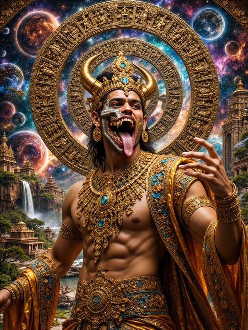 COSMIC DEMON KING OF KARMA by Alvin Art on Tensor.Art