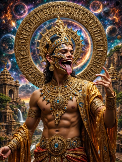 COSMIC DEMON KING OF KARMA by Alvin Art on Tensor.Art