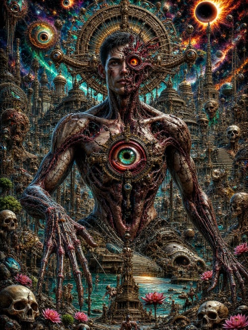ELDRITCH EYE OF CREATION by Alvin Art on Tensor.Art