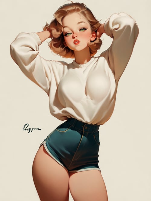 Gil Elvgren [Anima] by icarus on Tensor.Art