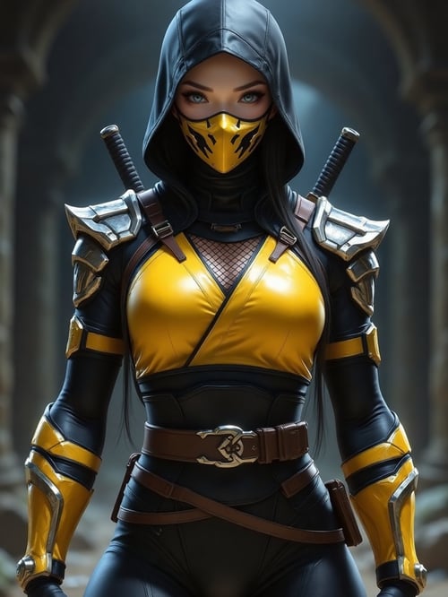 Underground Palace Female Ninja by Hidden dragon X on Tensor.Art
