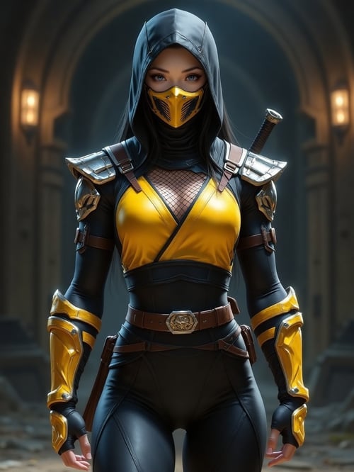 Underground Palace Female Ninja by Hidden dragon X on Tensor.Art