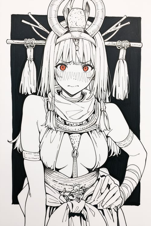 Himba Tribal Costume by Invisidude on Tensor.Art