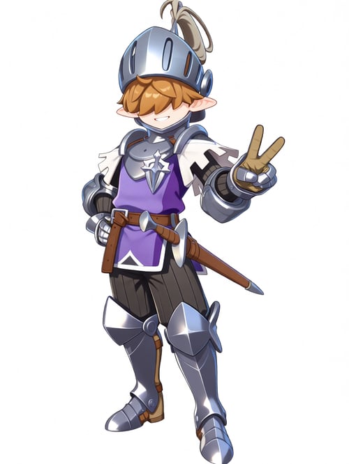 骑士NPC - 洛克王国 Knight NPC - Roco Kingdom by 库奇吸食者 on Tensor.Art