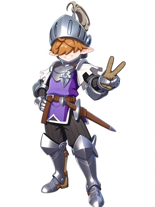 骑士NPC - 洛克王国 Knight NPC - Roco Kingdom by 库奇吸食者 on Tensor.Art