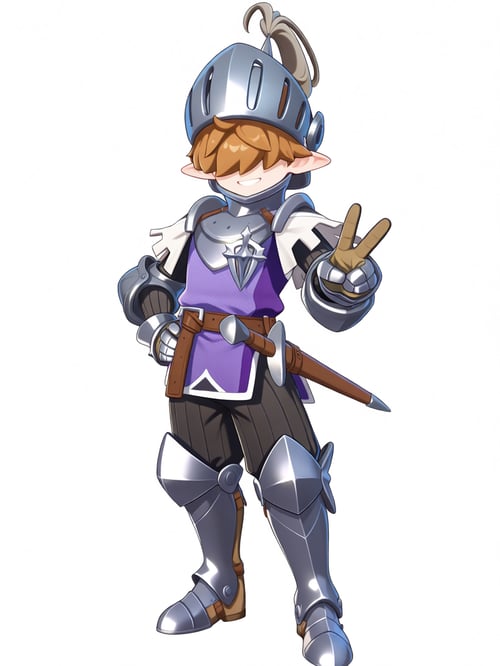 骑士NPC - 洛克王国 Knight NPC - Roco Kingdom by 库奇吸食者 on Tensor.Art