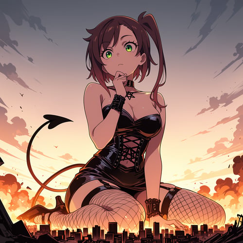 shizuru chikura | TRAIN TO THE END OF THE WORLD by ArtAIAlchemy on Tensor.Art