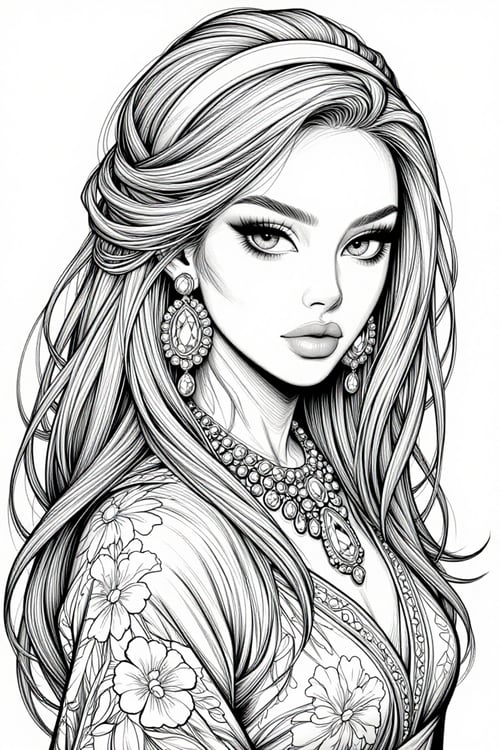 ZIB | Outline Art by Official SketchZa on Tensor.Art