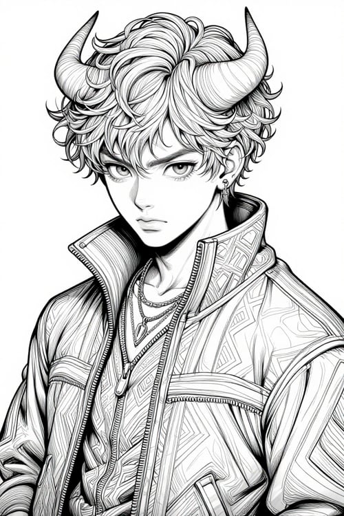 ZIB | Outline Art by Official SketchZa on Tensor.Art