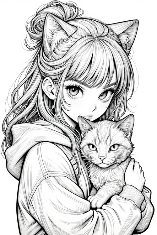 ZIB | Outline Art by Official SketchZa on Tensor.Art