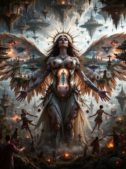 Fantasy Cosmic Goddess by Alvin Art on Tensor.Art