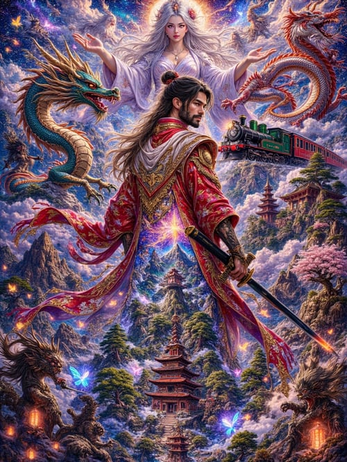 COSMIC DEMON KING OF KARMA by Alvin Art on Tensor.Art