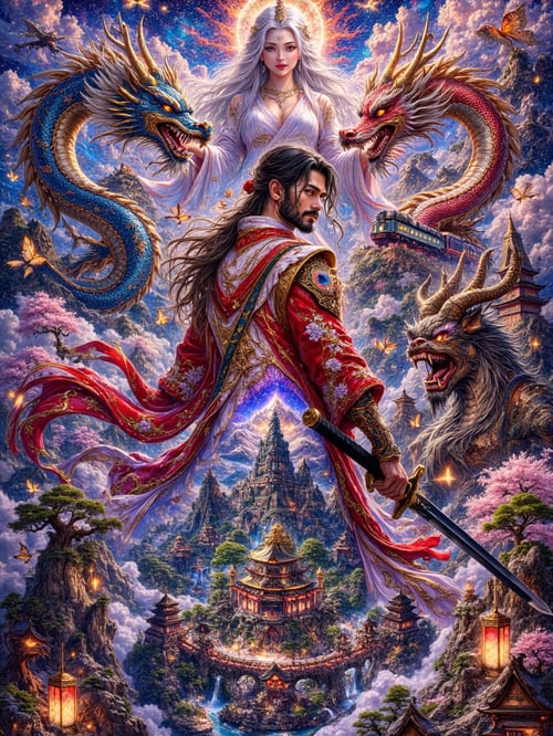 COSMIC DEMON KING OF KARMA by Alvin Art on Tensor.Art