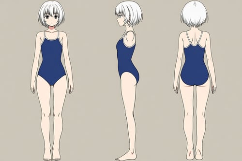 Model Sheet - turnaround - Character design by Oliver DR on Tensor.Art