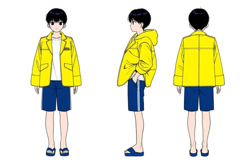 Model Sheet - turnaround - Character design by Oliver DR on Tensor.Art