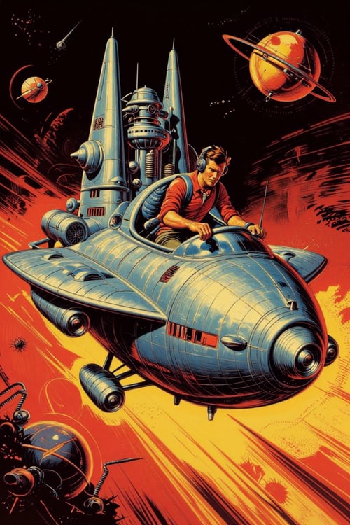 Retro futuristic by Official SketchZa on Tensor.Art
