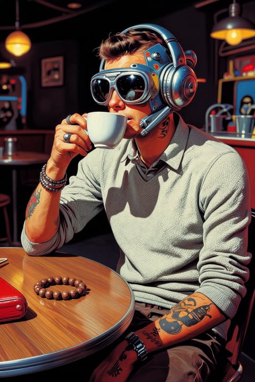Retro futuristic by Official SketchZa on Tensor.Art