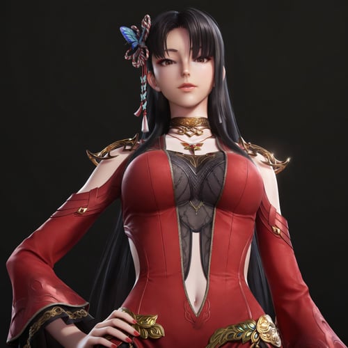DJ_不知火舞-街霸6-美杜莎女王服装-2.5D版 by DJ大江东去 on Tensor.Art