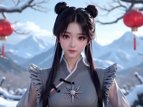 In the Snow girl by Hidden dragon X on Tensor.Art
