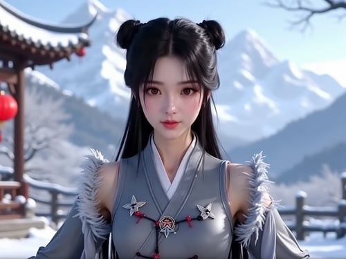 In the Snow girl by Hidden dragon X on Tensor.Art